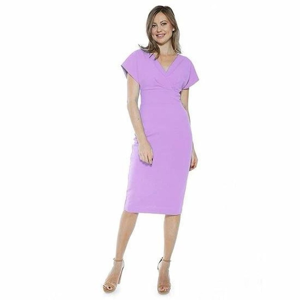 Alexia Admor Naomi‎ Lilac Sheath Dress, Size XS